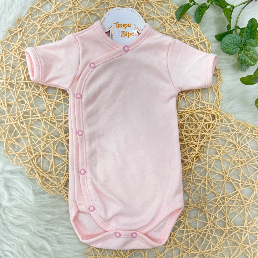  Body kimono M/c rosa claro liso